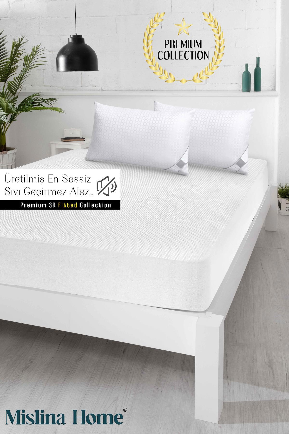 Mislina Home Pamuk Lastikli 200 x 200 cm Alez
