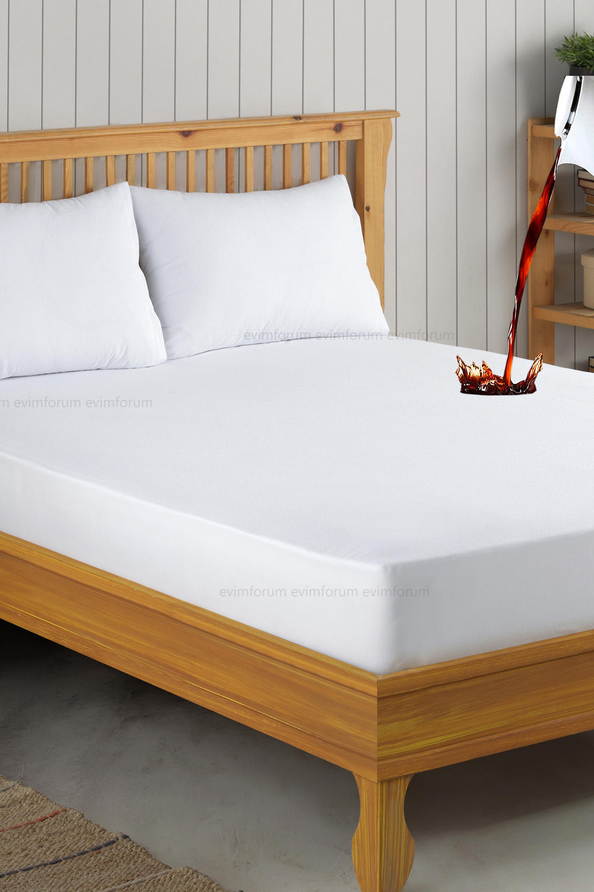Formeya Sıvı Geçirmez Microfiber Lastikli 200 x 200 cm Alez