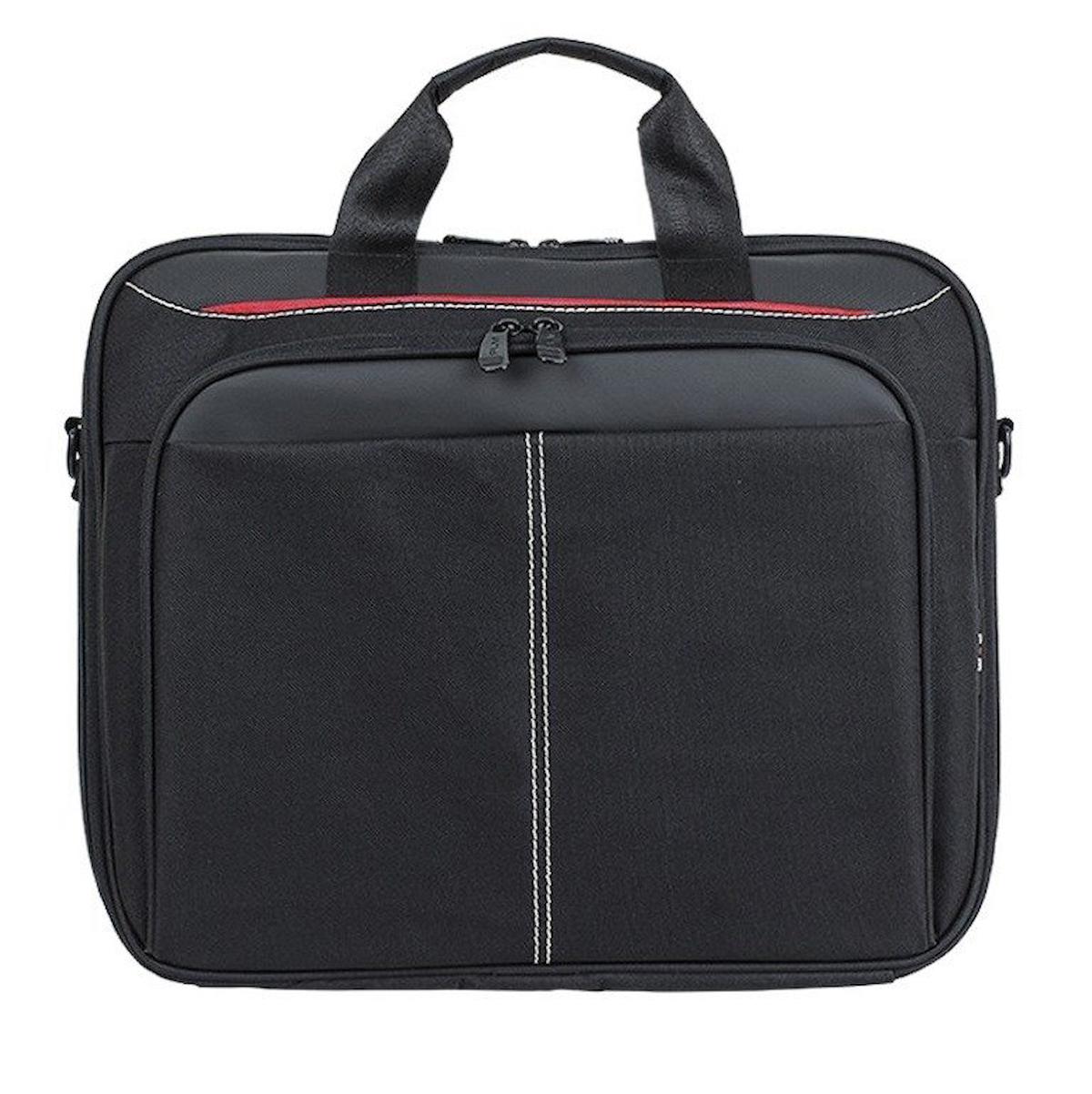 Plm 15.6 inç Polyester Su Geçirmez Laptop El Çantası Siyah