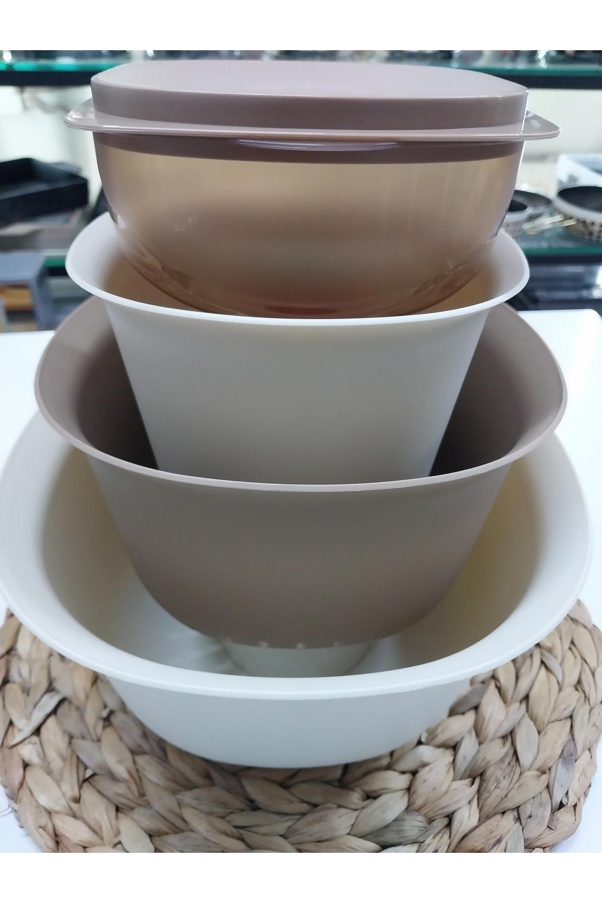 Vip Ahmet 4 Parça Dikdörtgen Plastik Saklama Kabı 9.8 lt