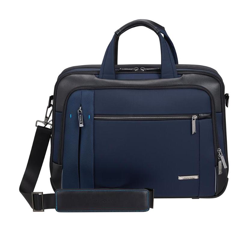 Samsonite 15.6 inç Kumaş Laptop Postacı Çantası Mavi