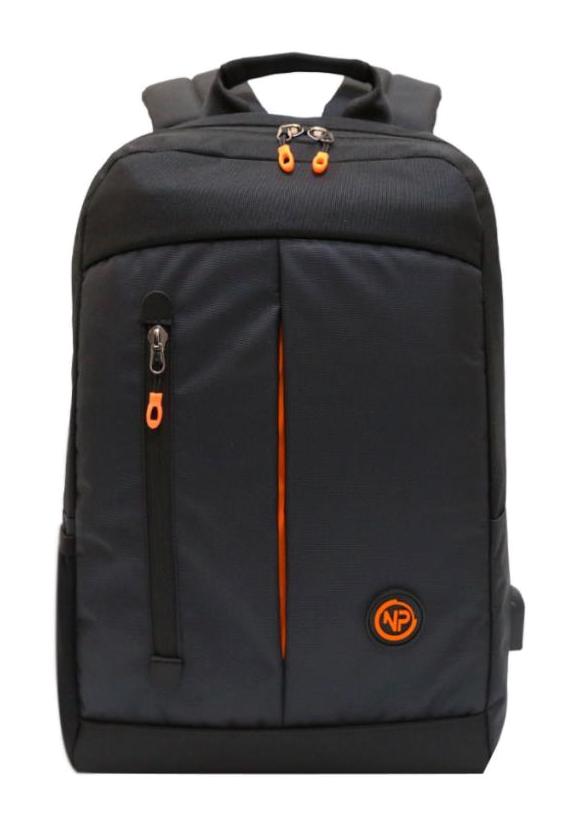 Npo Citylife Smart 16 inç Polyester Su Geçirmez Laptop Sırt Çantası Siyah