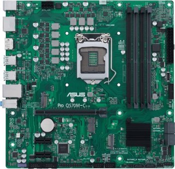 Asus Q570M-C Q570 LGA 1200 Soket DDR4 3200 Mhz PCIe 4.0 Micro ATX Masaüstü Bilgisayar Intel Uyumlu Anakart