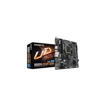 Gıgabyte B660M DS3H B550M LGA 1700 Soket DDR4 5333 Mhz PCIe 4.0 Micro ATX Masaüstü Bilgisayar Intel Uyumlu Anakart