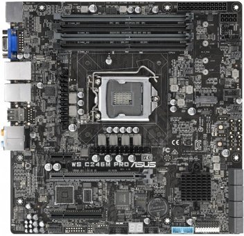 Asus C246M Pro C246 LGA 1151 Soket DDR4 2666 Mhz Micro ATX Masaüstü Bilgisayar Intel Uyumlu Anakart