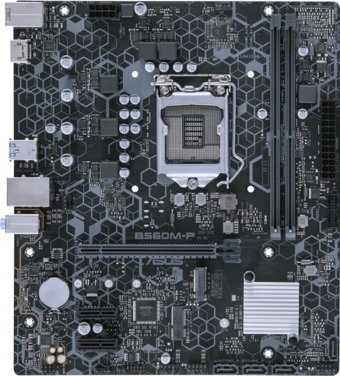 Asus B560M-p-SI B560 LGA 1200 Soket DDR4 5000 Mhz PCIe 4.0 Wi-Fi Micro ATX Gaming Intel Uyumlu Anakart
