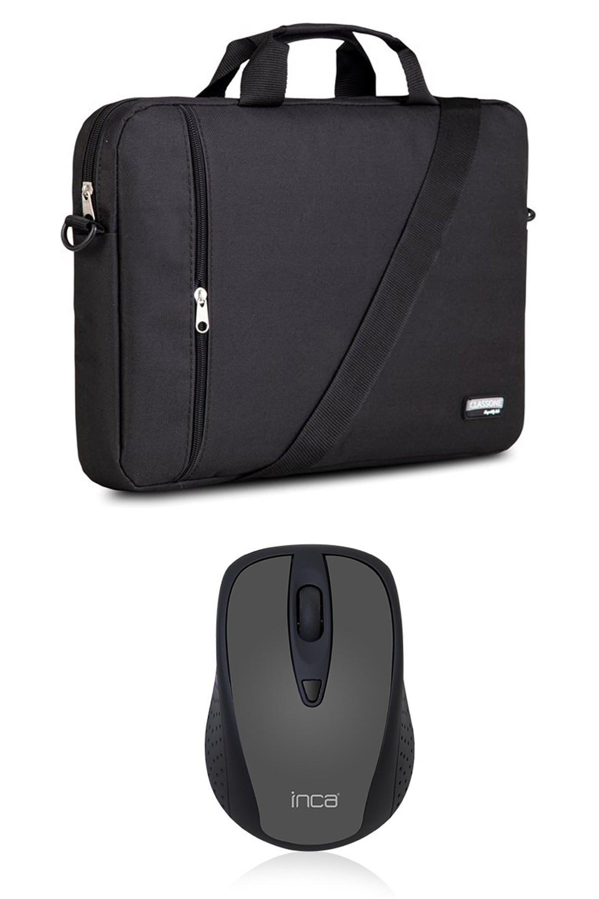 Classone Kumaş Laptop El Çantası Siyah