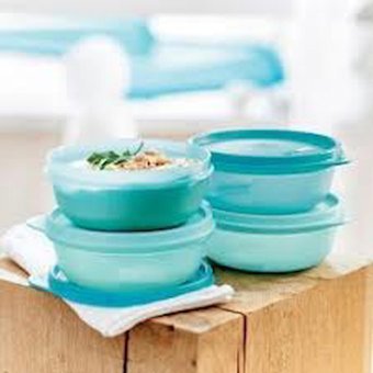 Tupperware 4 Parça Oval Plastik Saklama Kabı 300 ml