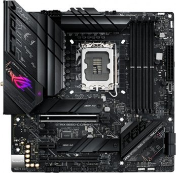 Asus Rog Strix B660-G Gaming B660 LGA 1700 Soket DDR5 6000 Mhz PCIe 4.0 Wi-Fi Overclock Micro ATX Gaming Intel Uyumlu Anakart
