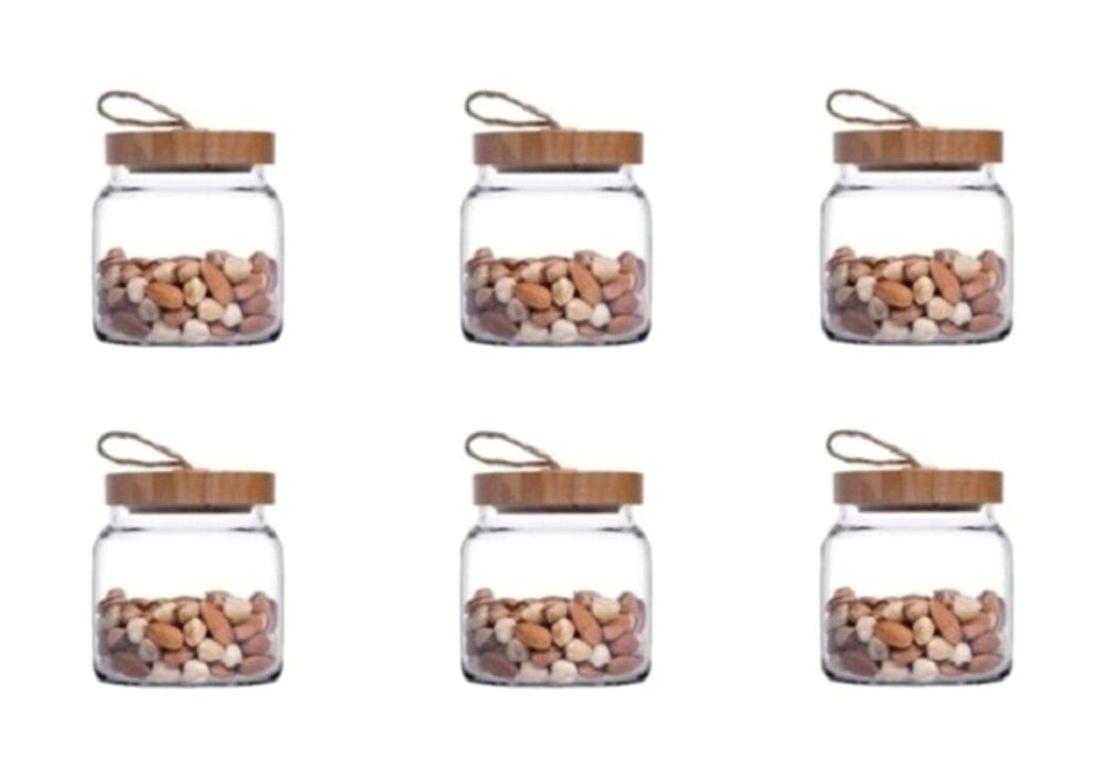 Paşabahçe 12 Parça Yuvarlak Cam Saklama Kabı 575 ml