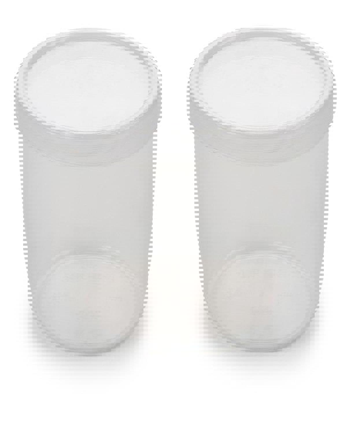Bora 2 Parça Yuvarlak Plastik Saklama Kabı 890 ml