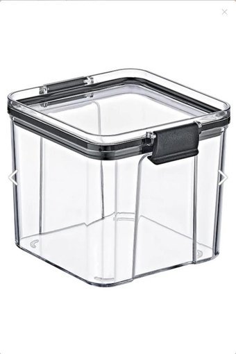 Acar 1 Parça Kare Plastik Saklama Kabı 700 ml