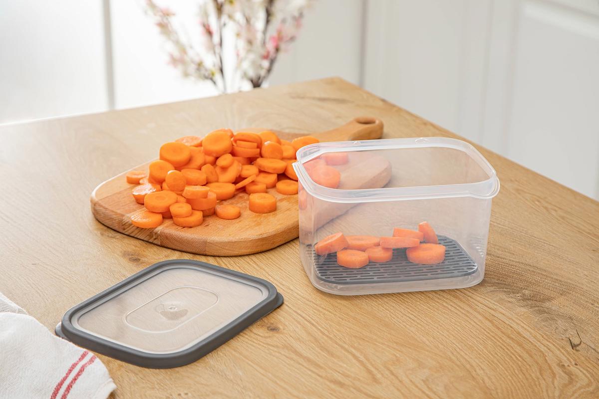 Homprime 2 Parça Dikdörtgen Plastik Saklama Kabı