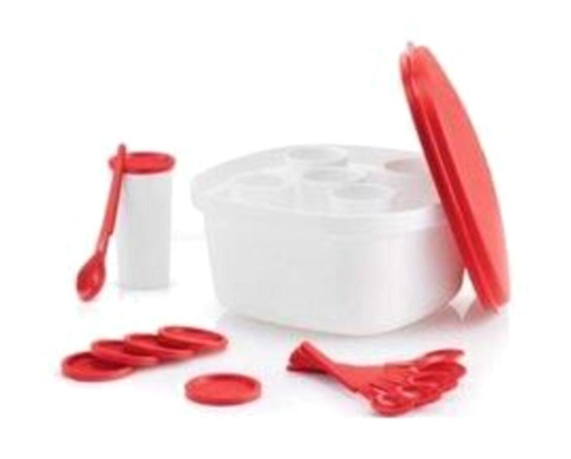 Tupperware Evet 12 Parça Yuvarlak Plastik Saklama Kabı