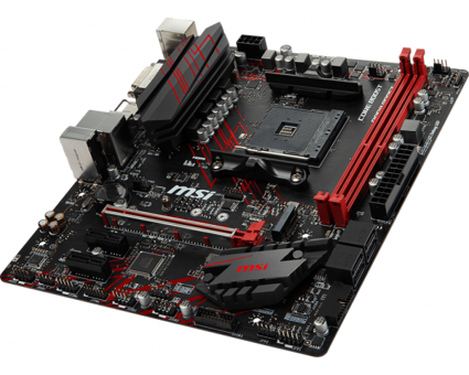 MSI B450M Gaming Plus B450 AM4 Soket DDR4 3466 Mhz Overclock Micro ATX Masaüstü Bilgisayar AMD Uyumlu Anakart