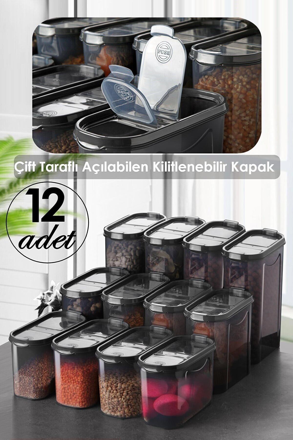 Porselen Diyarı 24 Parça Oval Polipropilen Saklama Kabı