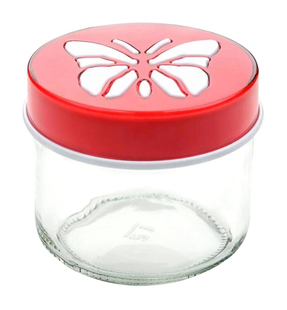 Cosiness 8 Parça Yuvarlak Cam Saklama Kabı 300 ml