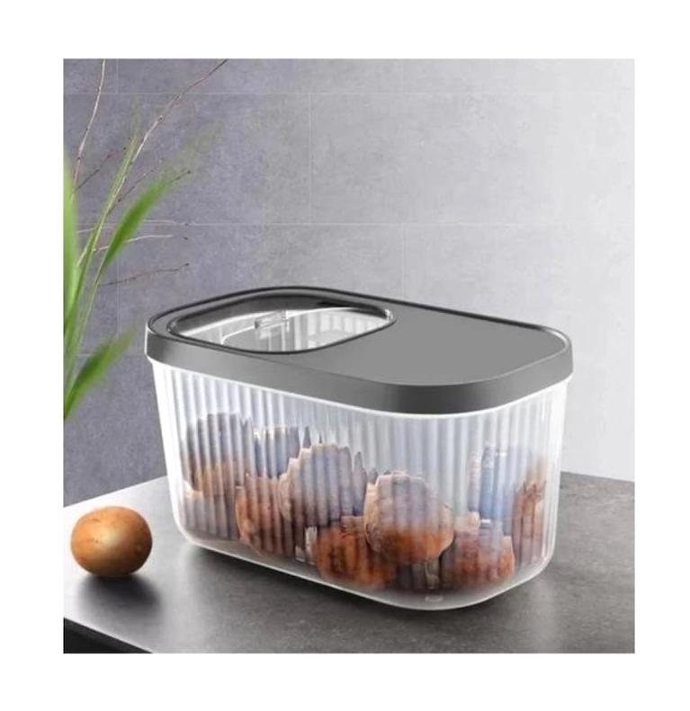 Shopping Store 2 Parça Dikdörtgen Plastik Saklama Kabı 7.5 lt