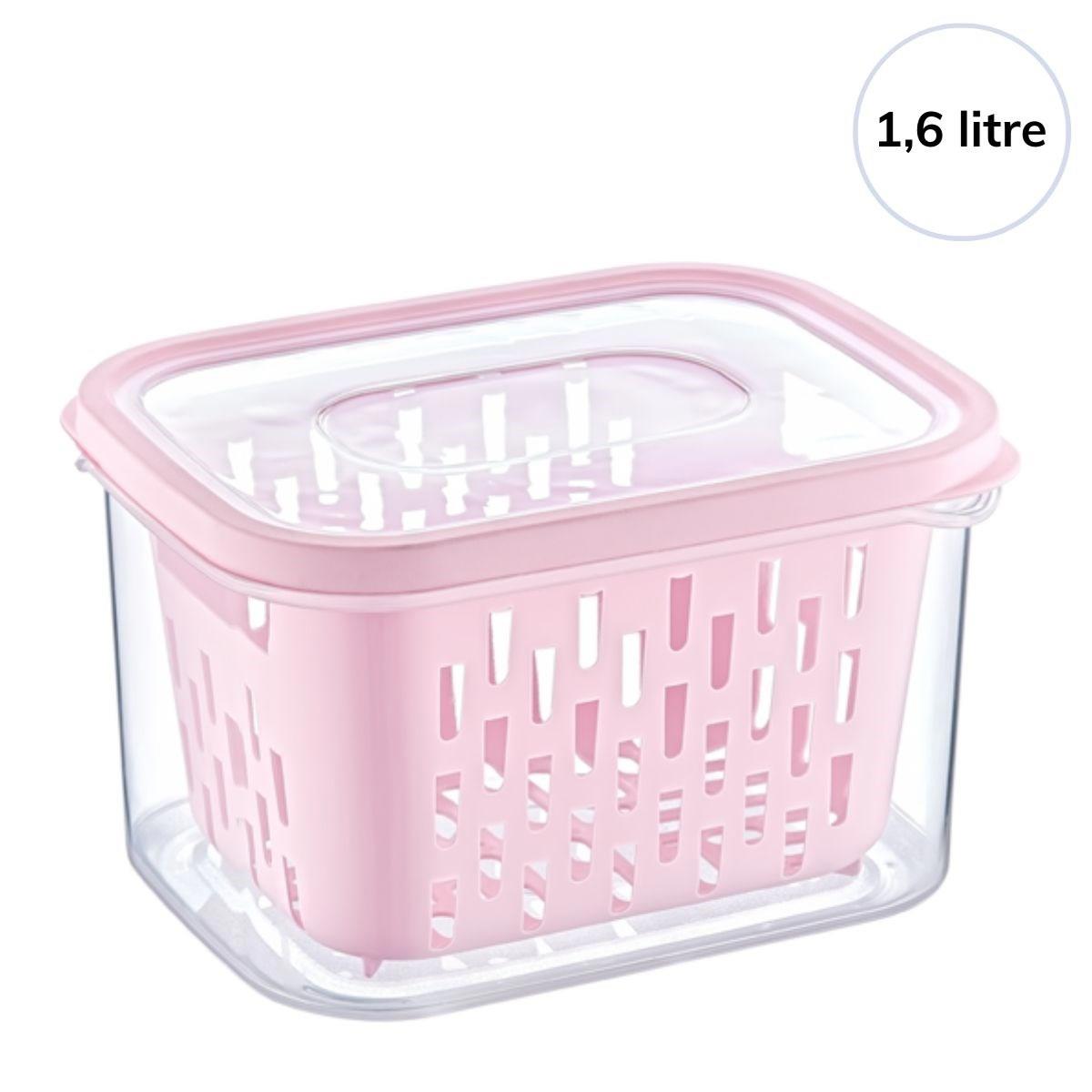 Magitoptan 3 Parça Dikdörtgen Plastik Saklama Kabı 1.6 lt