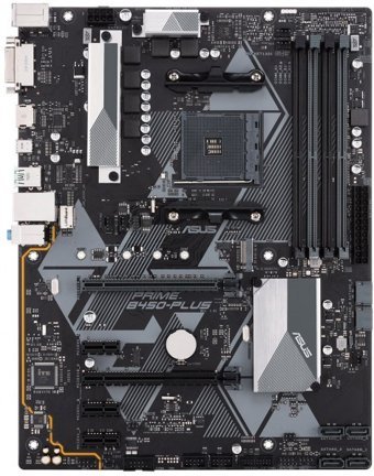 Asus Prime B450 Plus B450 AM4 Soket DDR4 3200 Mhz Overclock ATX Masaüstü Bilgisayar AMD Uyumlu Anakart
