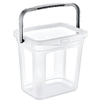 Bee Home 2 Parça Dikdörtgen Plastik Saklama Kabı 6 lt