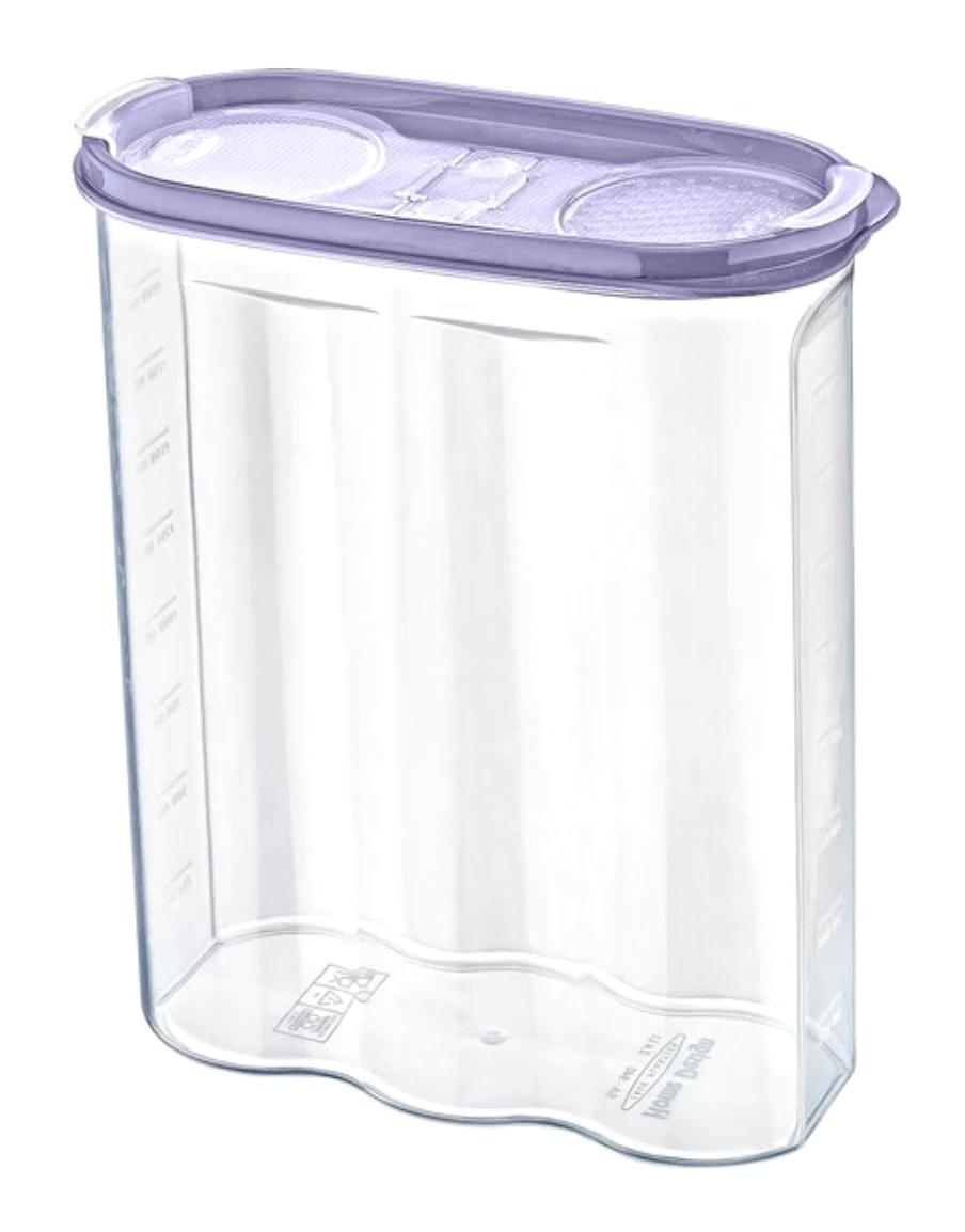 Petinka 2 Parça Silindir Plastik Saklama Kabı 2.4 lt