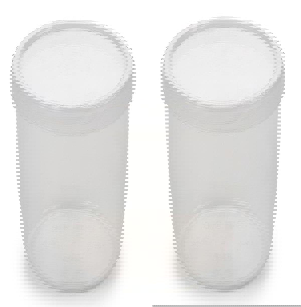 Bora 2 Parça Yuvarlak Plastik Saklama Kabı 1.06 lt