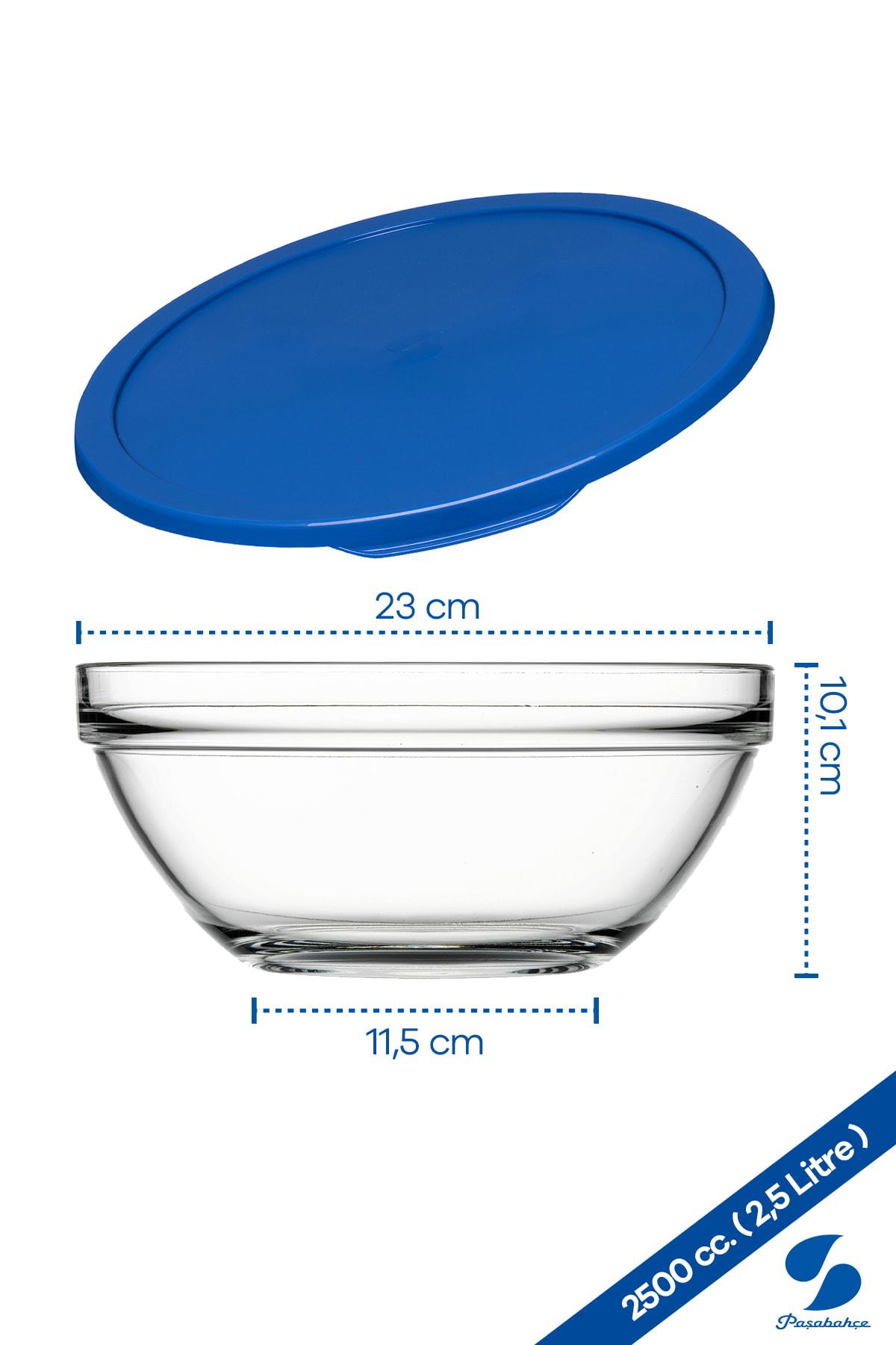 Paşabahçe 8 Parça Yuvarlak Cam Saklama Kabı 2.5 lt