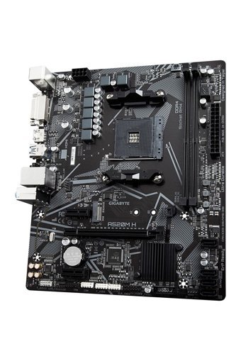 Gigabyte A520M H A520 AM4 Soket DDR4 5000 Mhz Overclock Micro ATX Masaüstü Bilgisayar AMD Uyumlu Anakart