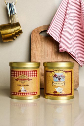 Sarkap 2 Parça Silindir Metal Saklama Kabı