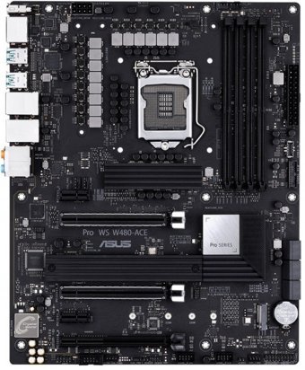 Asus W480-ACE W480 LGA 1200 Soket DDR4 4800 Mhz ATX Masaüstü Bilgisayar Intel Uyumlu Anakart