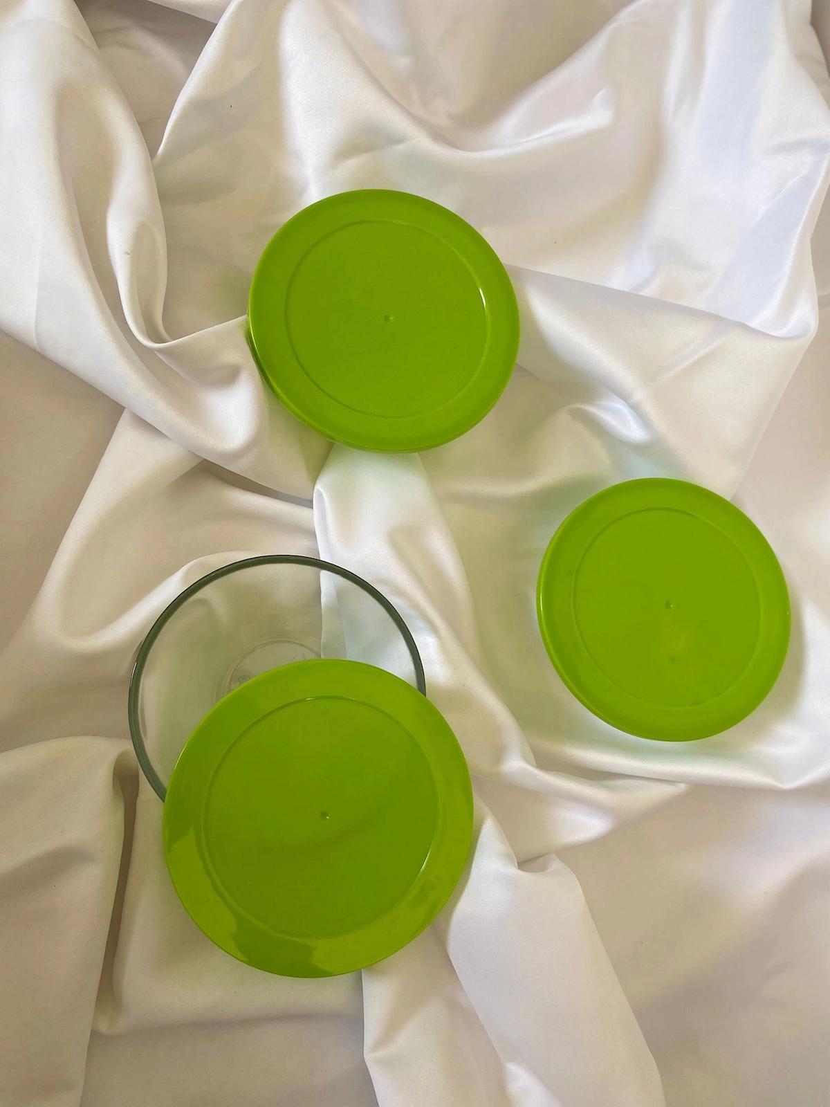 Melyet 6 Parça Yuvarlak Cam Saklama Kabı 275 ml