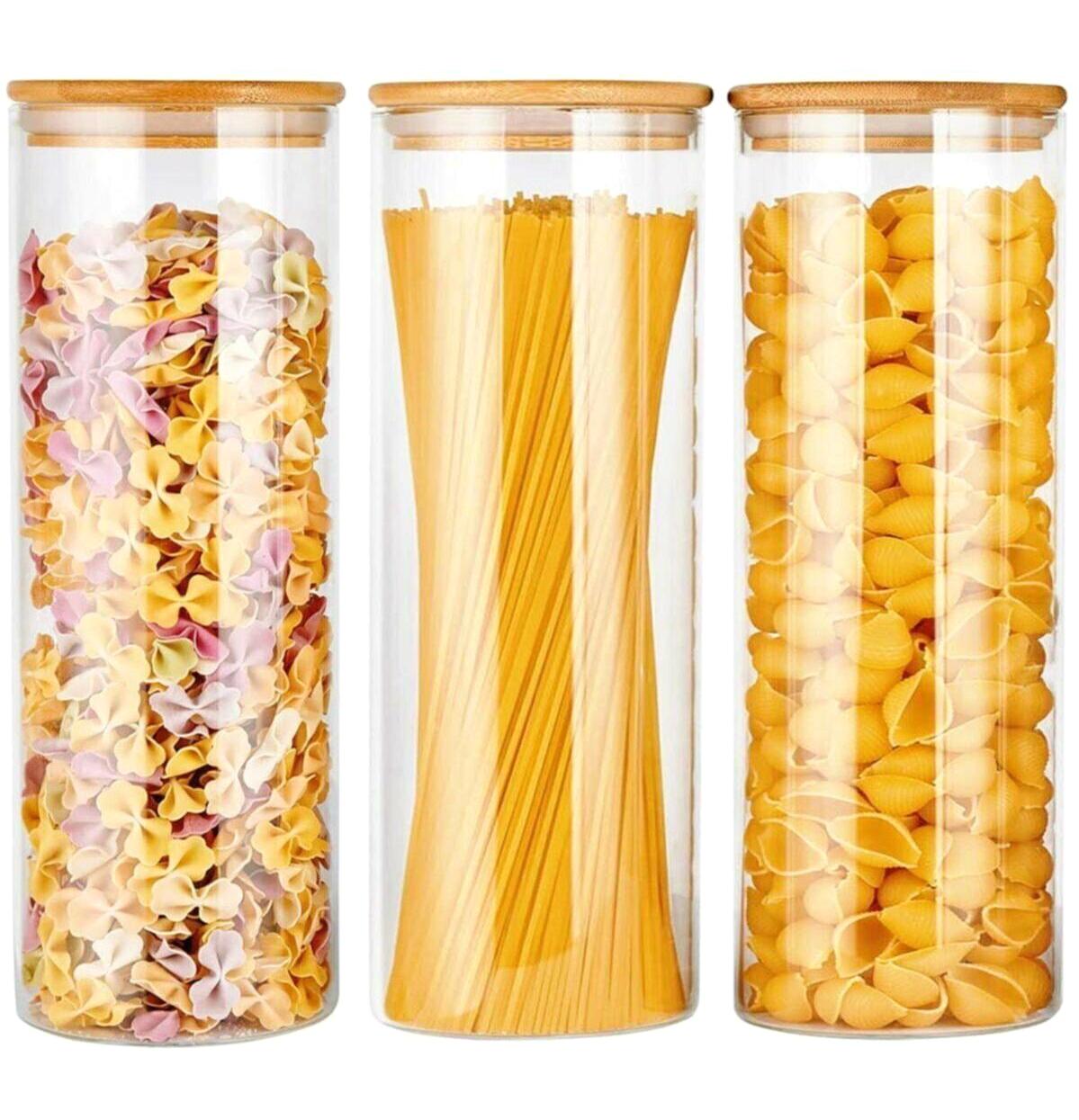 Çiftçiler 6 Parça Yuvarlak Cam Saklama Kabı 1.8 lt