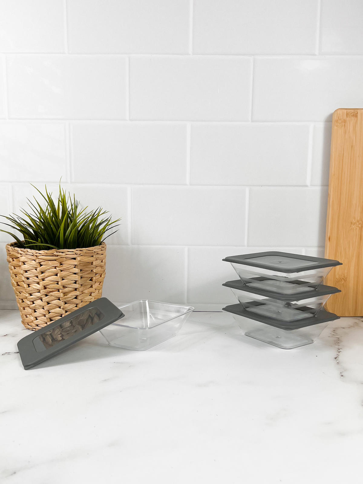 Fh Finehome 8 Parça Prizma Plastik Saklama Kabı