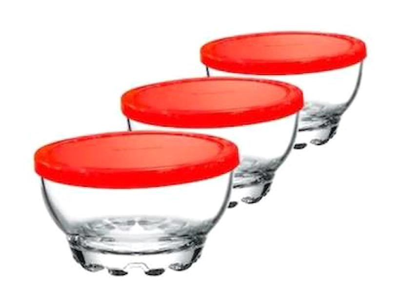 Paşabahçe 6 Parça Oval Cam Saklama Kabı 280 ml