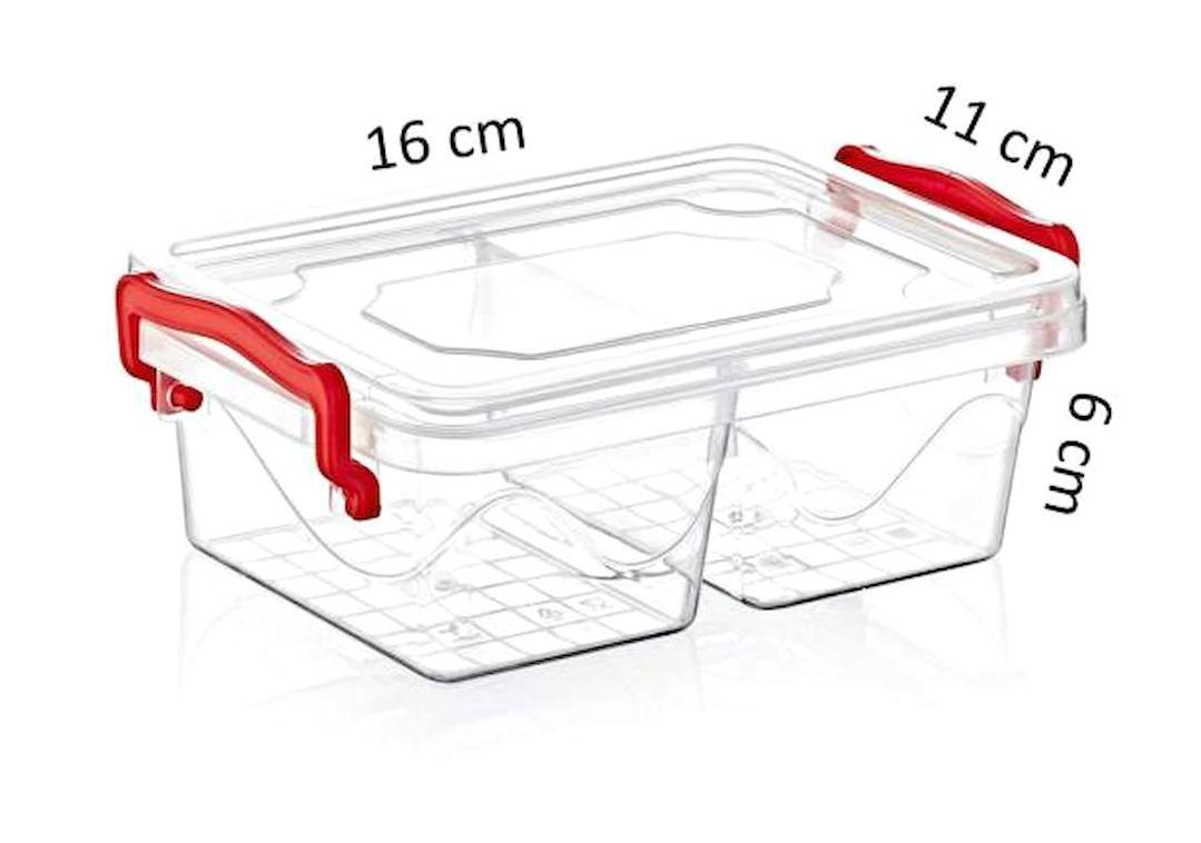 Non Ni Evet 2 Parça Dikdörtgen Plastik Saklama Kabı 500 ml