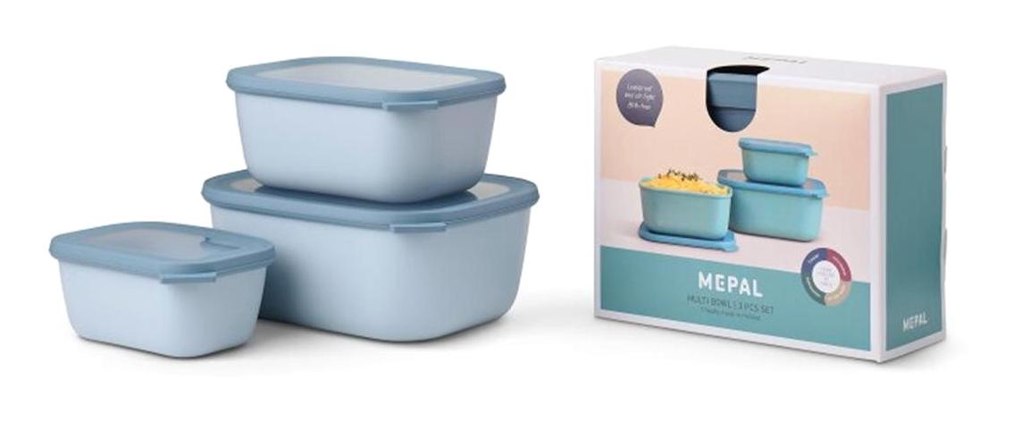 Mepal 6 Parça Dikdörtgen Plastik Saklama Kabı