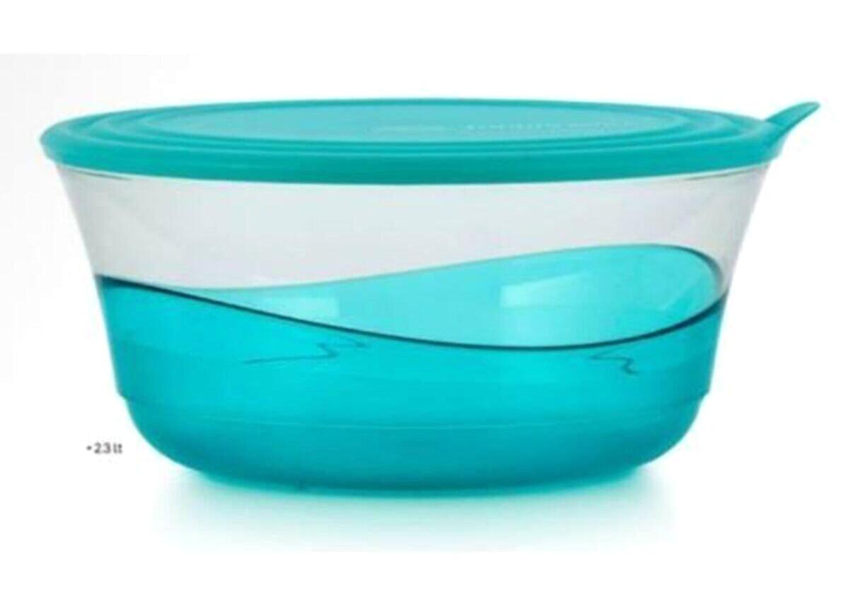 Tupperware 1 Parça Yuvarlak Plastik Saklama Kabı 2.3 lt