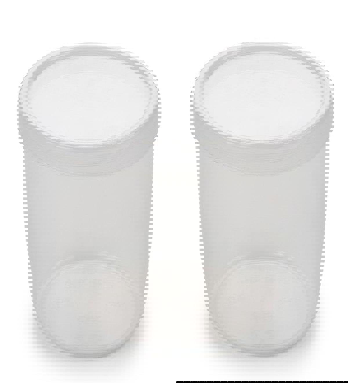 Bora 2 Parça Yuvarlak Plastik Saklama Kabı 330 ml