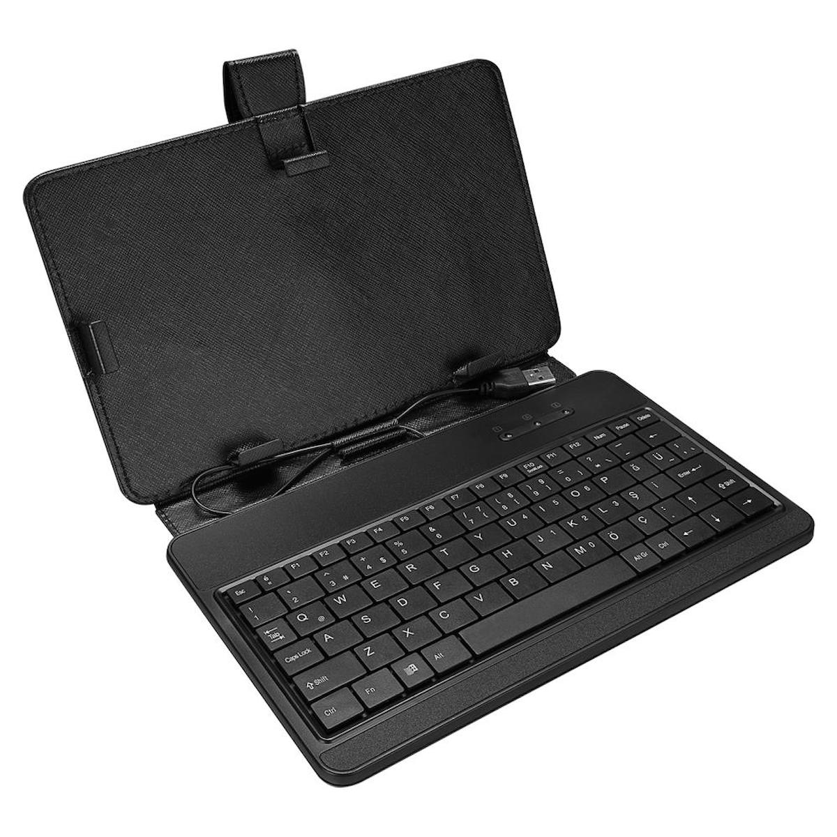 Everest KB-12 9.7 inç Tablet Pc Q Standart Klavye Siyah