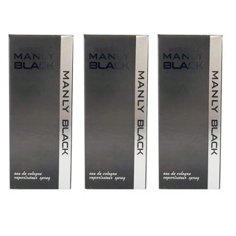 Morfose Manly Black EDC Çiçeksi Erkek Parfüm 3 x 125 ml