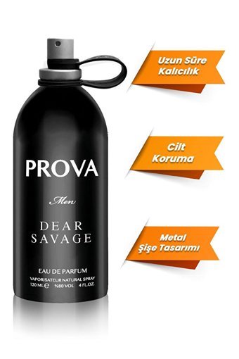 Prova Dear Savage EDP Çiçeksi Erkek Parfüm 120 ml