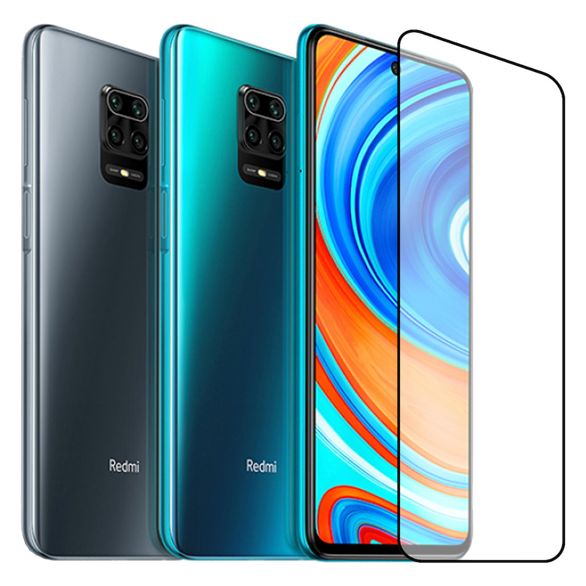 Newface Xiaomi Redmi Note 9 Pro Temperli Cam Parlak Ekran Koruyucu