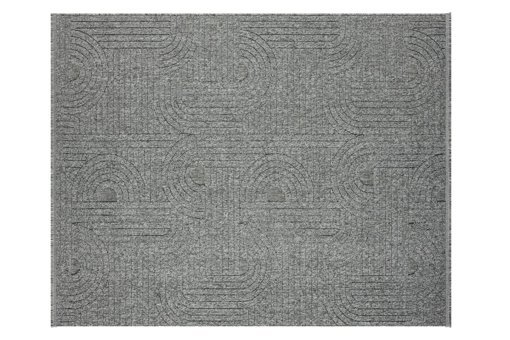 Lara İskandinav Makine Halısı, Antrasit, Ds623, 100X500