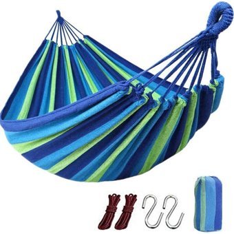 moon Açık Salıncak Asma Sandalye Çift Kamp Hamak (Yurt Dışından) - Mavi