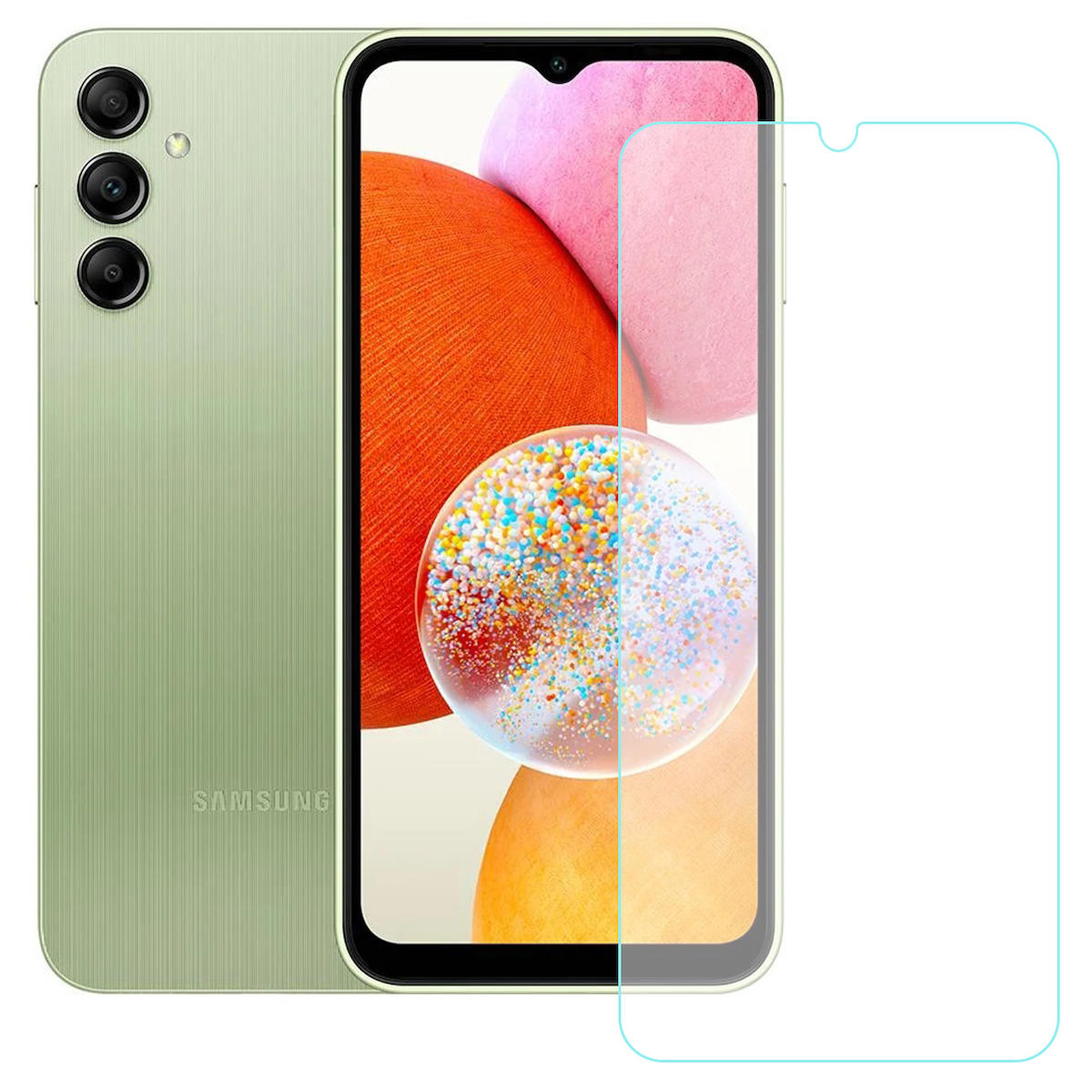 Notech Samsung Galaxy A24 Temperli Cam Parlak Ekran Koruyucu