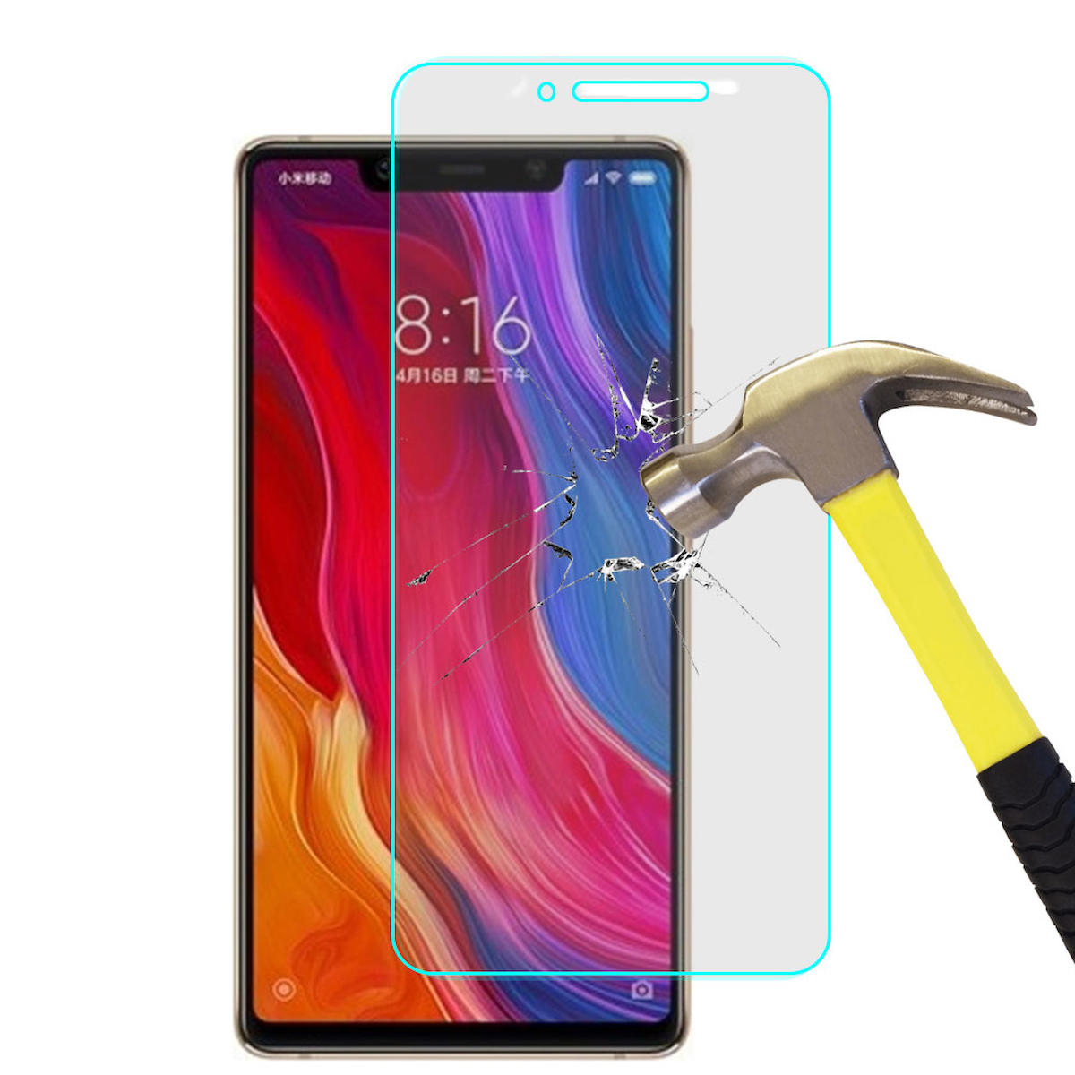Smart Tech Xiaomi Mi 8 SE Kırılmaz Temperli Cam Parlak Ekran Koruyucu