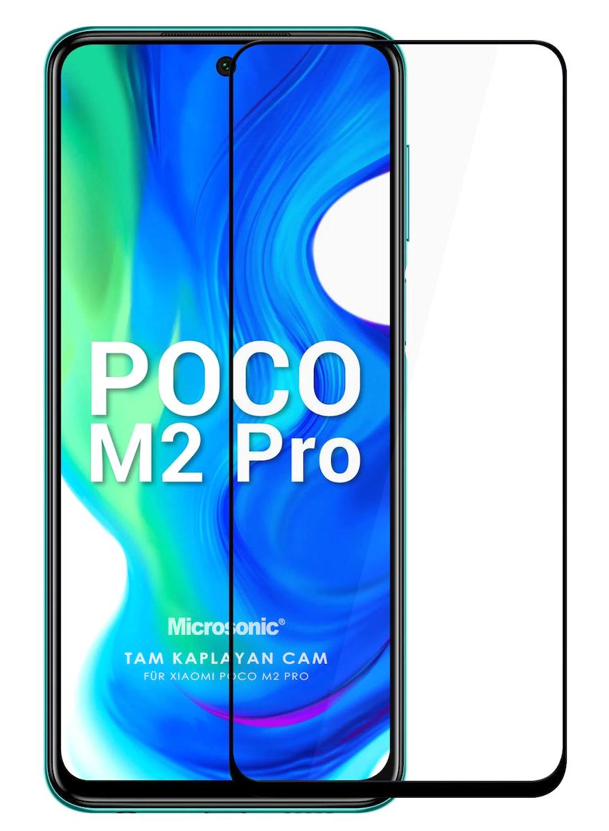 Microsonic Poco M2 Pro Temperli Cam Parlak Ekran Koruyucu