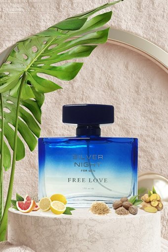 Free Love Silver Night EDP Meyveli Erkek Parfüm 100 ml