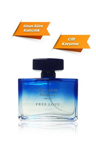 Free Love Silver Night EDP Meyveli Erkek Parfüm 100 ml